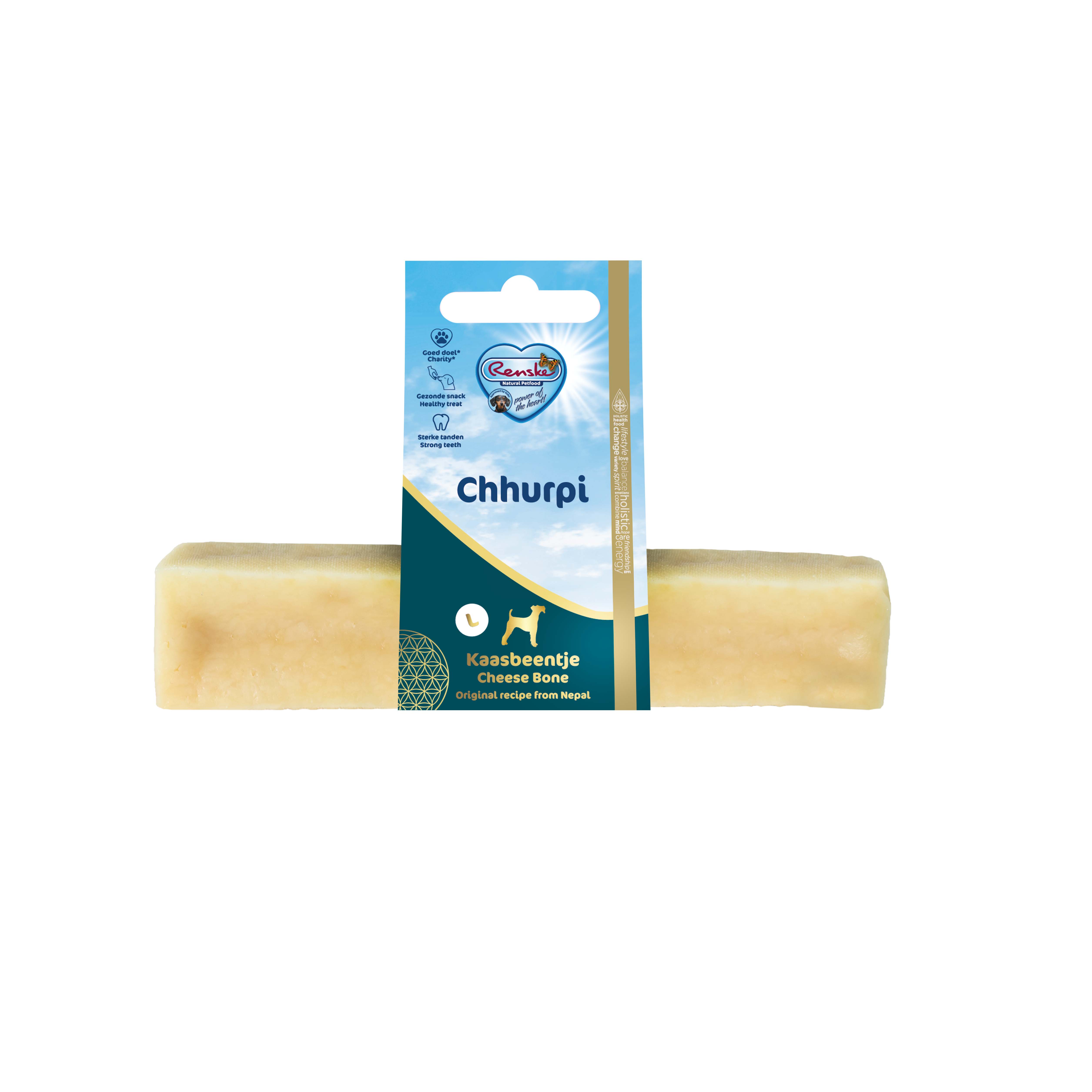 Renke Chhurpi Kauwkluif - Hondensnack - 90 Gram - kaas - L