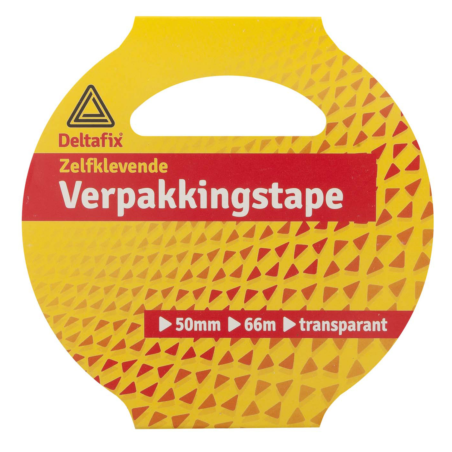 Deltafix Verpakkingstape 50mm 66m - Tape - 11x5x11 cm - Transparant - 66 cm
