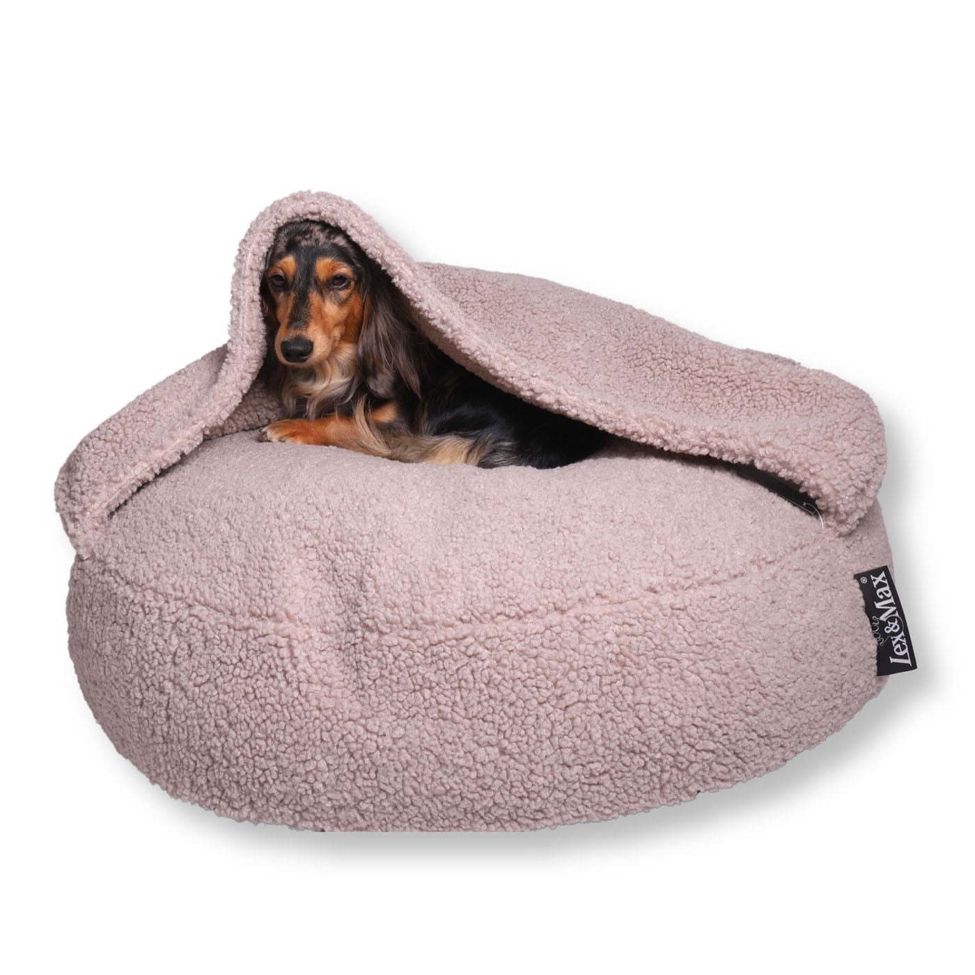 Lex & Max Hoodie - Orthopedisch Hondenmand - Zand - 1x65x65 cm - M