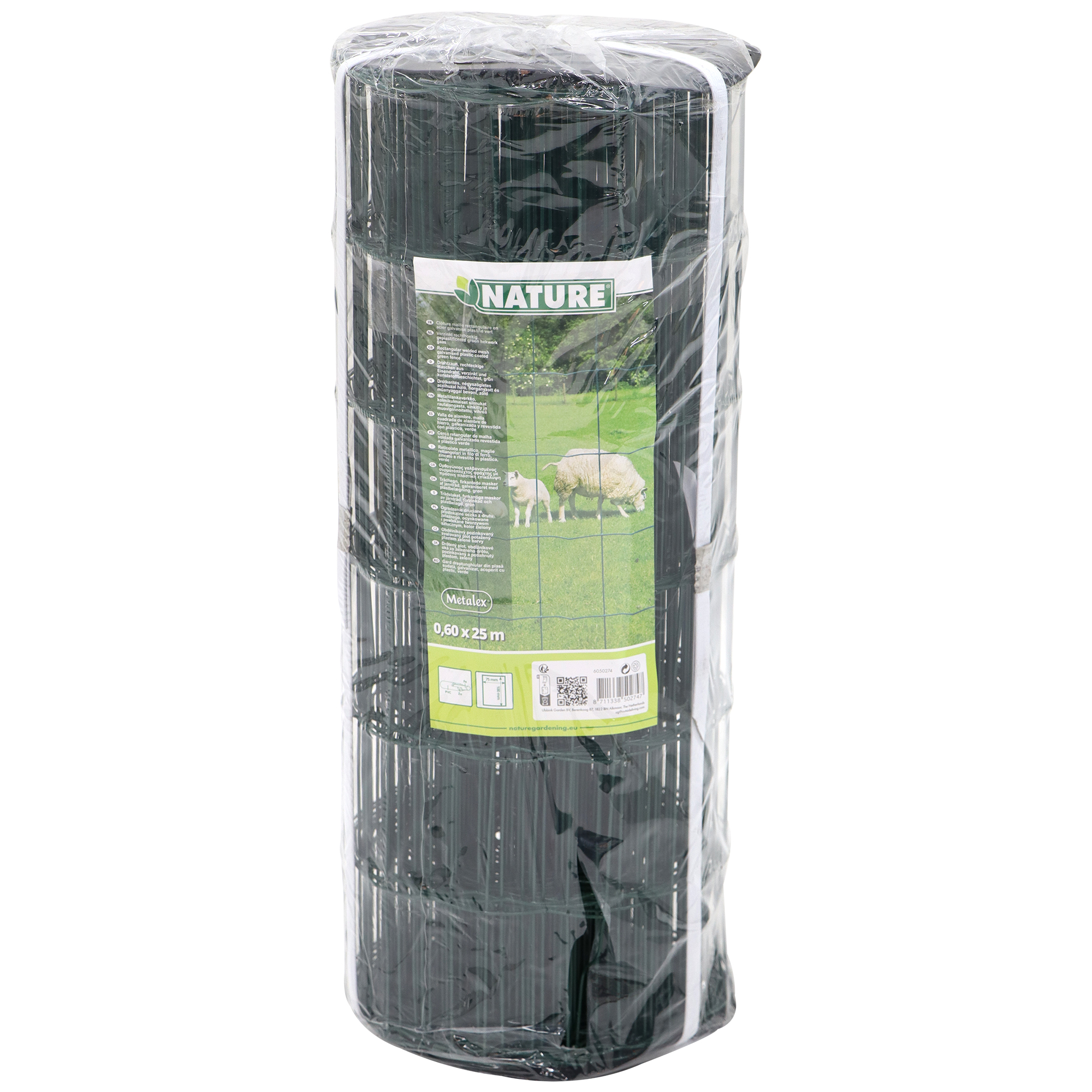 Nature rechthoekig 100x75mm - Gaas - 60 cm - 60x2500 cm - 2500 cm