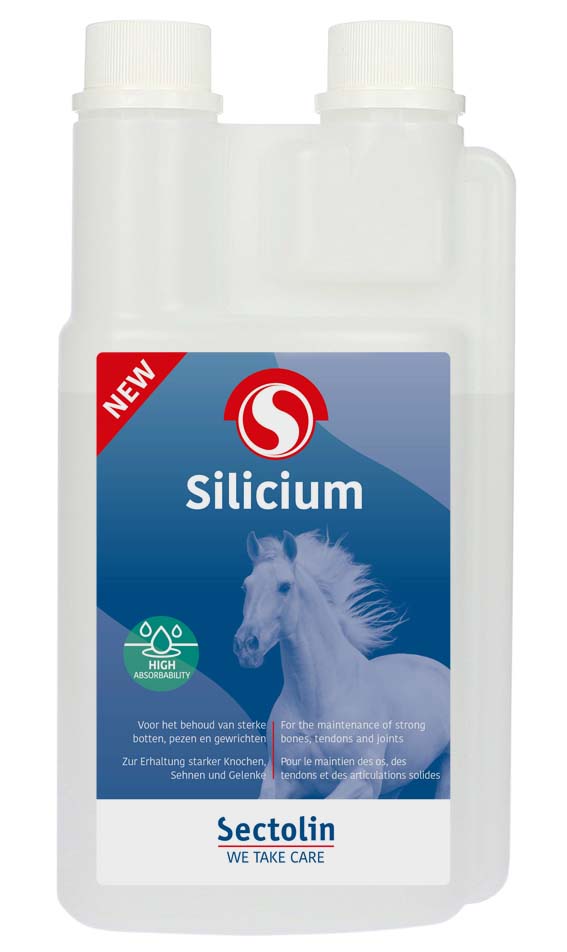 Sectolin Silicium Vloeistof - Gewricht & Peessupplement Paard - 1 Liter