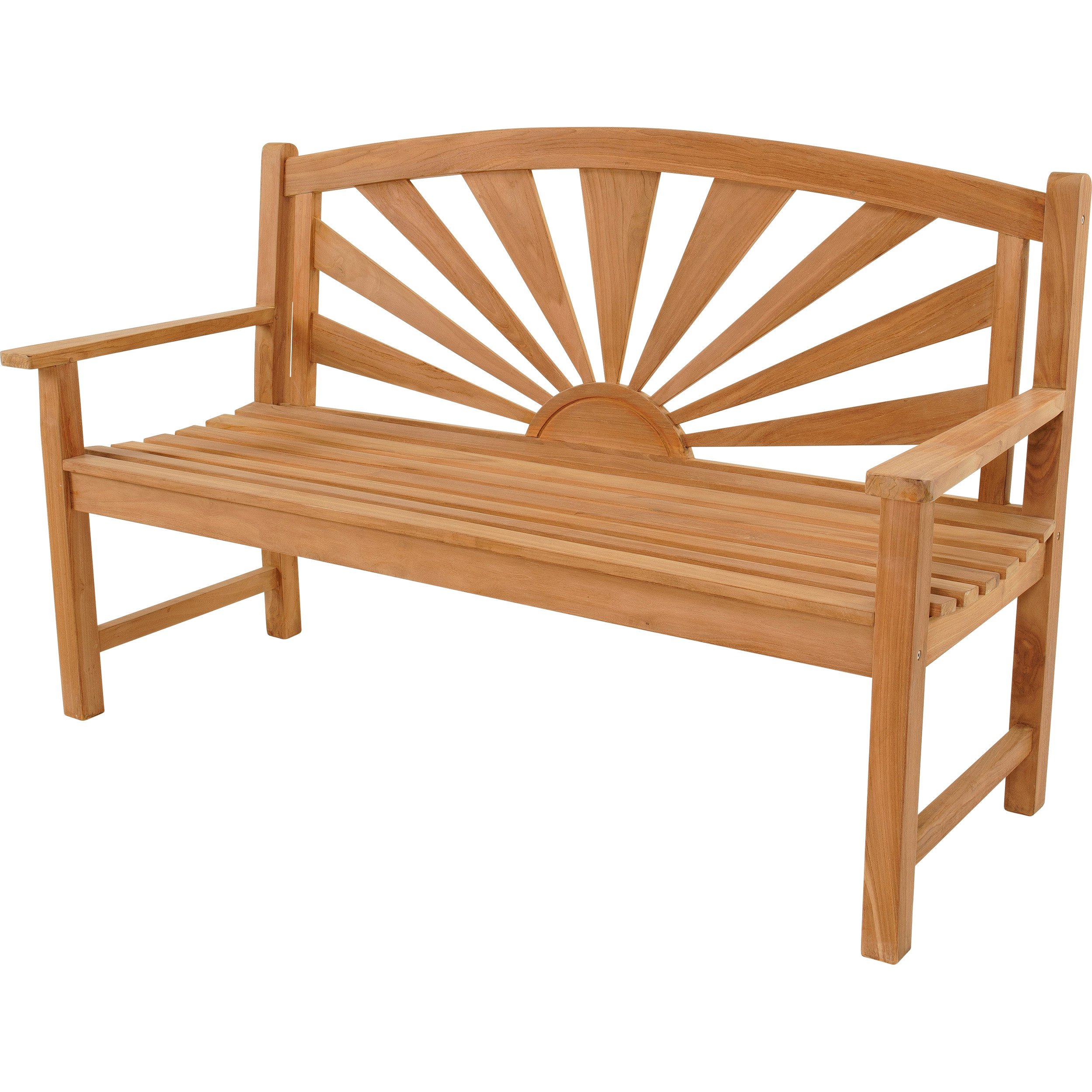 Lesli Living Sunburst - Tuinbank - Teak - 96x64x156 cm