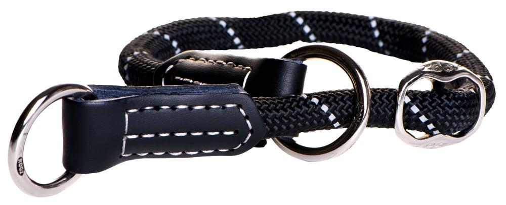 Rogz Rope - Halsband Hond - zwart - Medium - 35 cm Rogz Rope - Halsband Hond - zwart - Medium - 35 cm