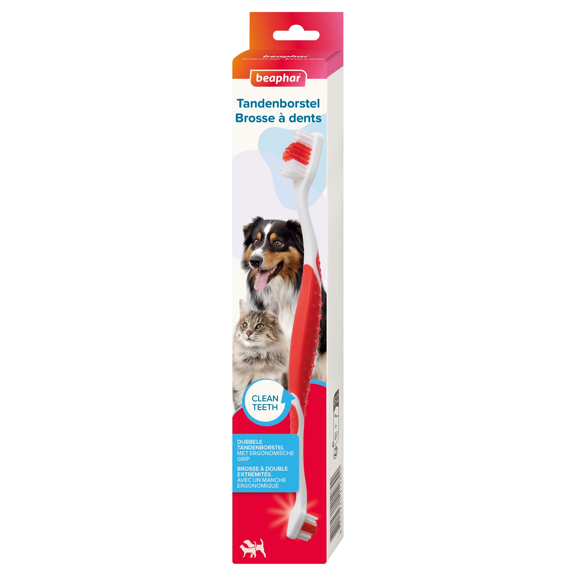 Beaphar  - Tandenborstel - Hond en Kat - Wit