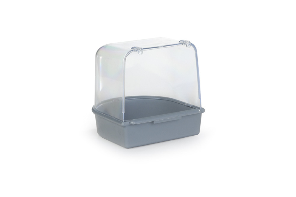 Beeztees - Badhuisje Plastic - Grijs Beeztees - Badhuisje Plastic - Grijs