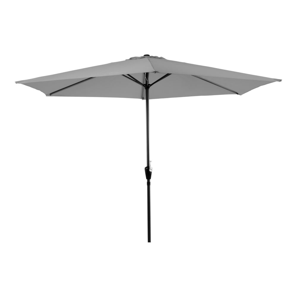 Lesli Living Gemini Stokparasol - Parasol - Licht grijs - 300 cm Lesli Living Gemini Stokparasol - Parasol - Licht grijs - 300 cm