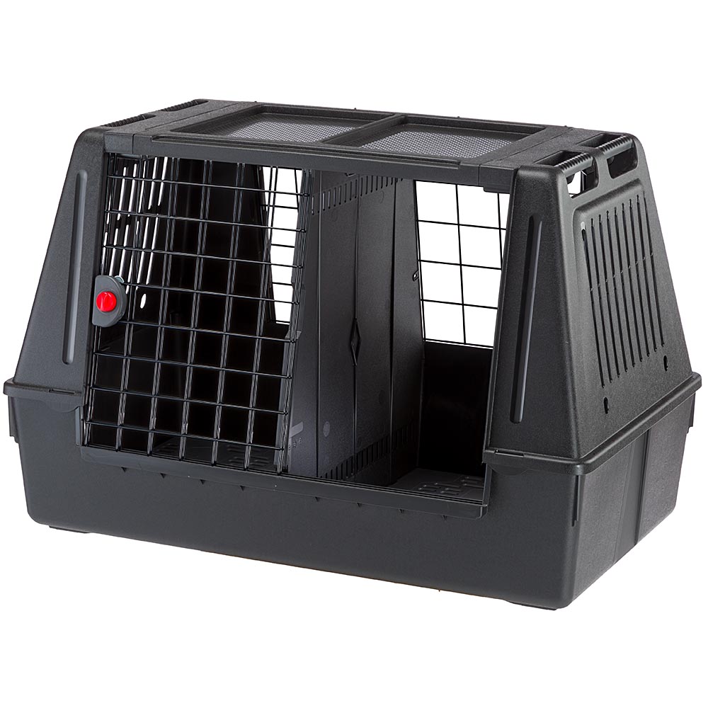 Ferplast Atlas Scenic 100 - Autobench hond - Zwart - 66x100 cm - L