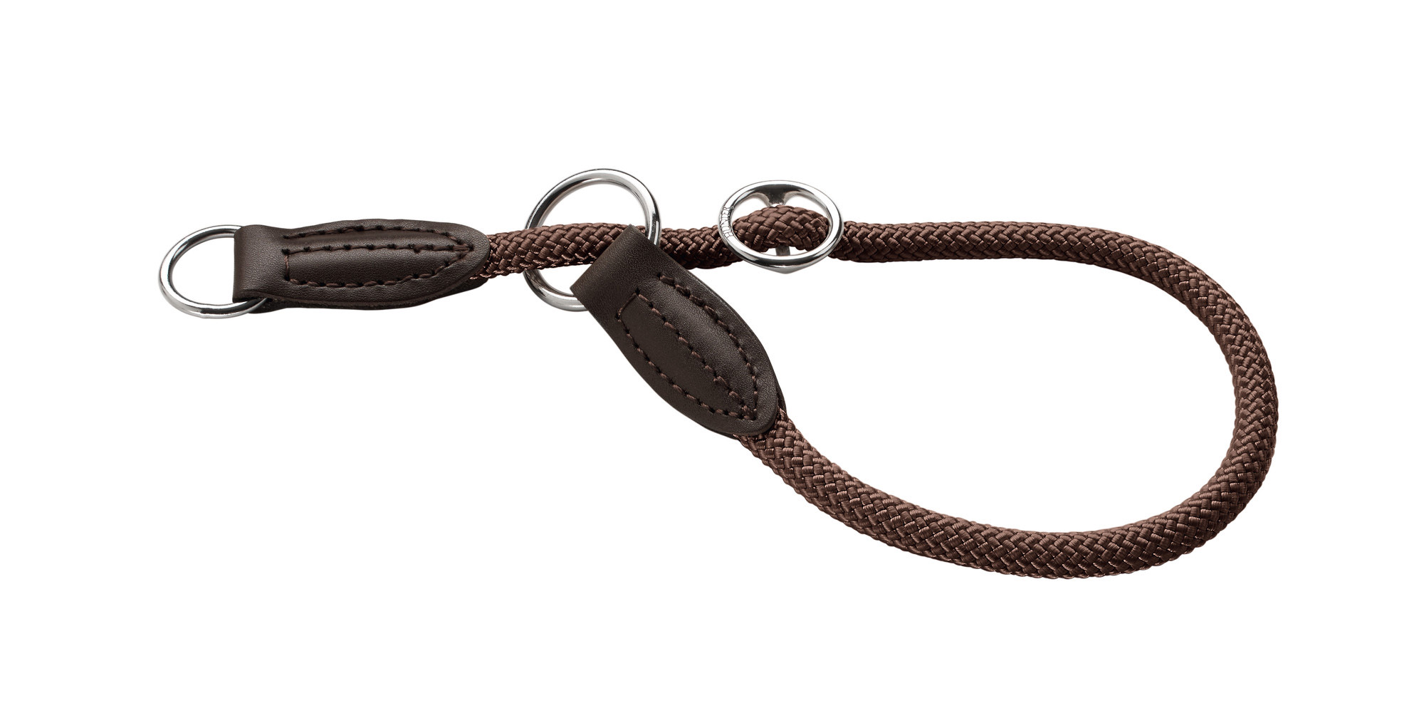 Hunter Freestyle - Halsband Hond - Bruin - M-L - 50 cm