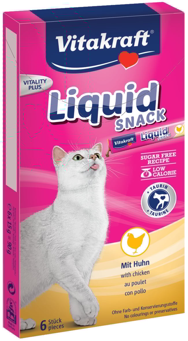 Vitakraft Cat-Liquid - Kattensnacks - 90 - kip
