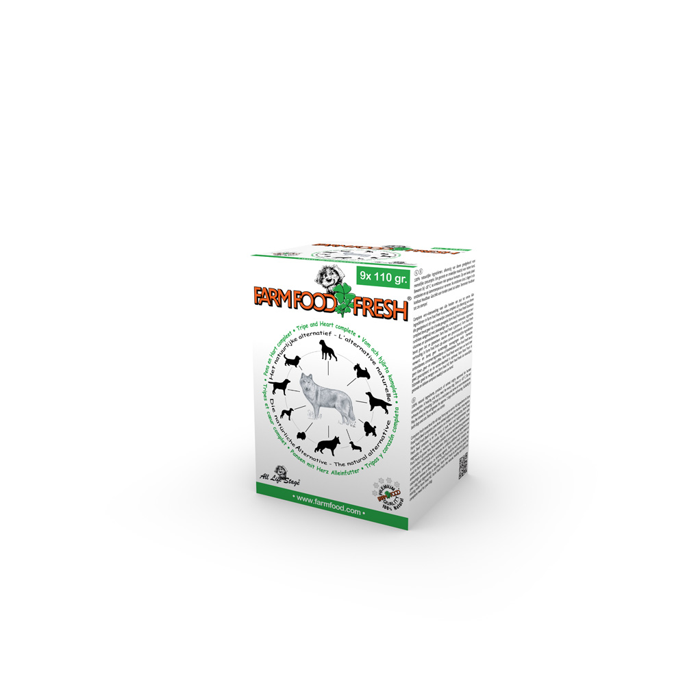 Farm Food Fresh - Hondenvoer - 990 Gram - hart, pens Farm Food Fresh - Hondenvoer - 990 Gram - hart, pens
