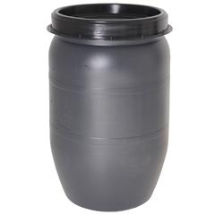 Voerton - Met schroefdeksel - 120 Liter - Grijs Voerton - Met schroefdeksel - 120 Liter - Grijs