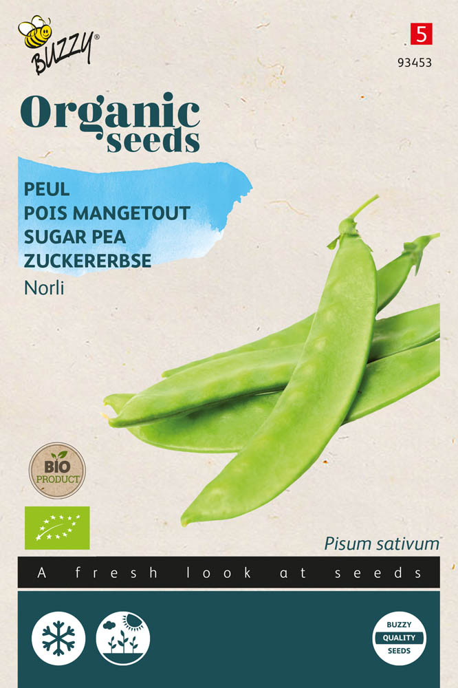 Buzzy Peulen Norli  (BIO) Pisum sativum - Groentezaden