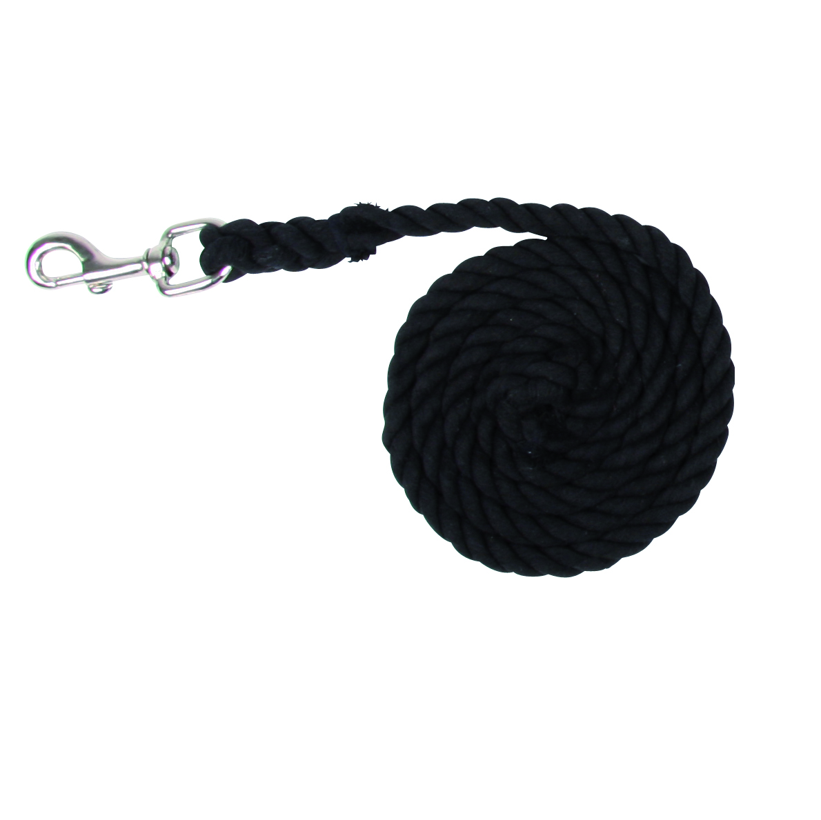 Waldhausen Halstertouw - Katoen - Zwart - 180 cm