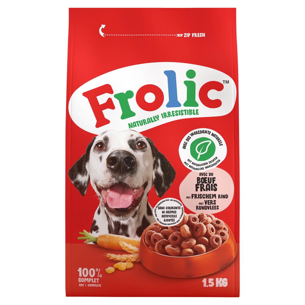 Frolic - Hondenvoer - 1.5 Kilogram - rund Frolic - Hondenvoer - 1.5 Kilogram - rund