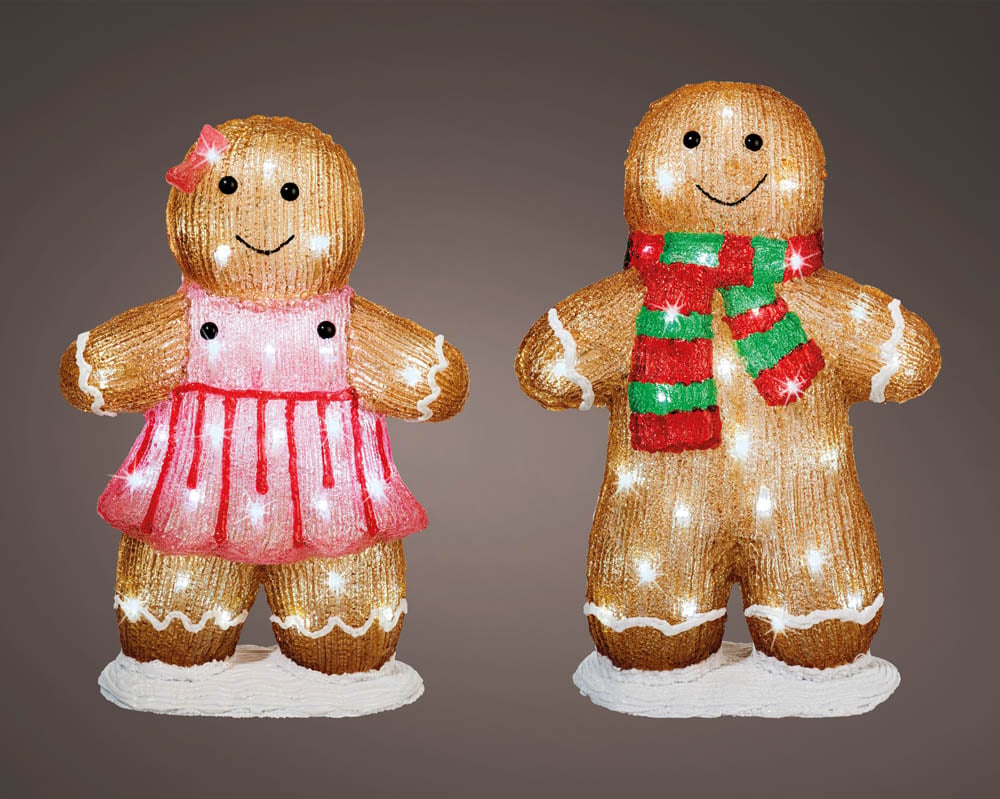 Lumineo Jongen of Meisje - LED figuur - Wit - 46x31x13 cm Lumineo Jongen of Meisje - LED figuur - Wit - 46x31x13 cm