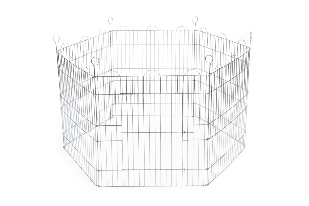 Beeztees Verzinkt 6-delig - Konijnenren - Zilver - 1x105x1 cm