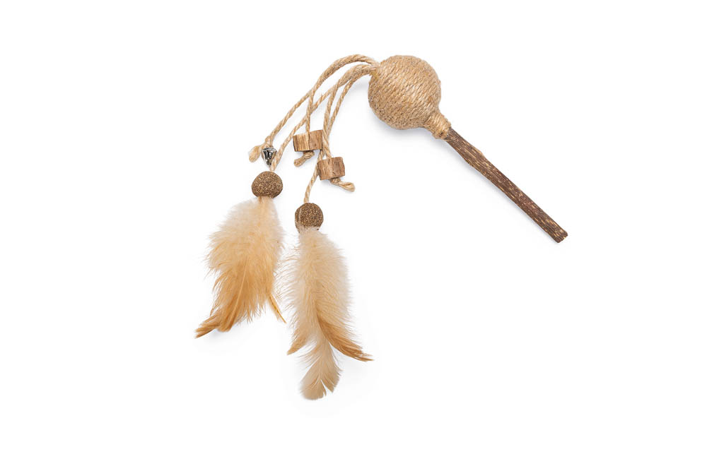 Beeztees Bal Juto - Kattenspeeltje - Beige