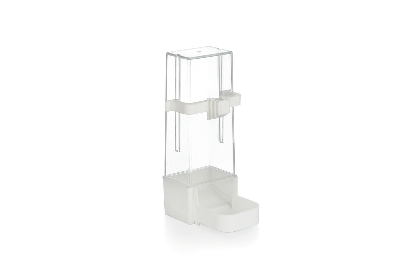 Beeztees Voeder en drinkfontein Parkiet - Vogel accessoires - Wit