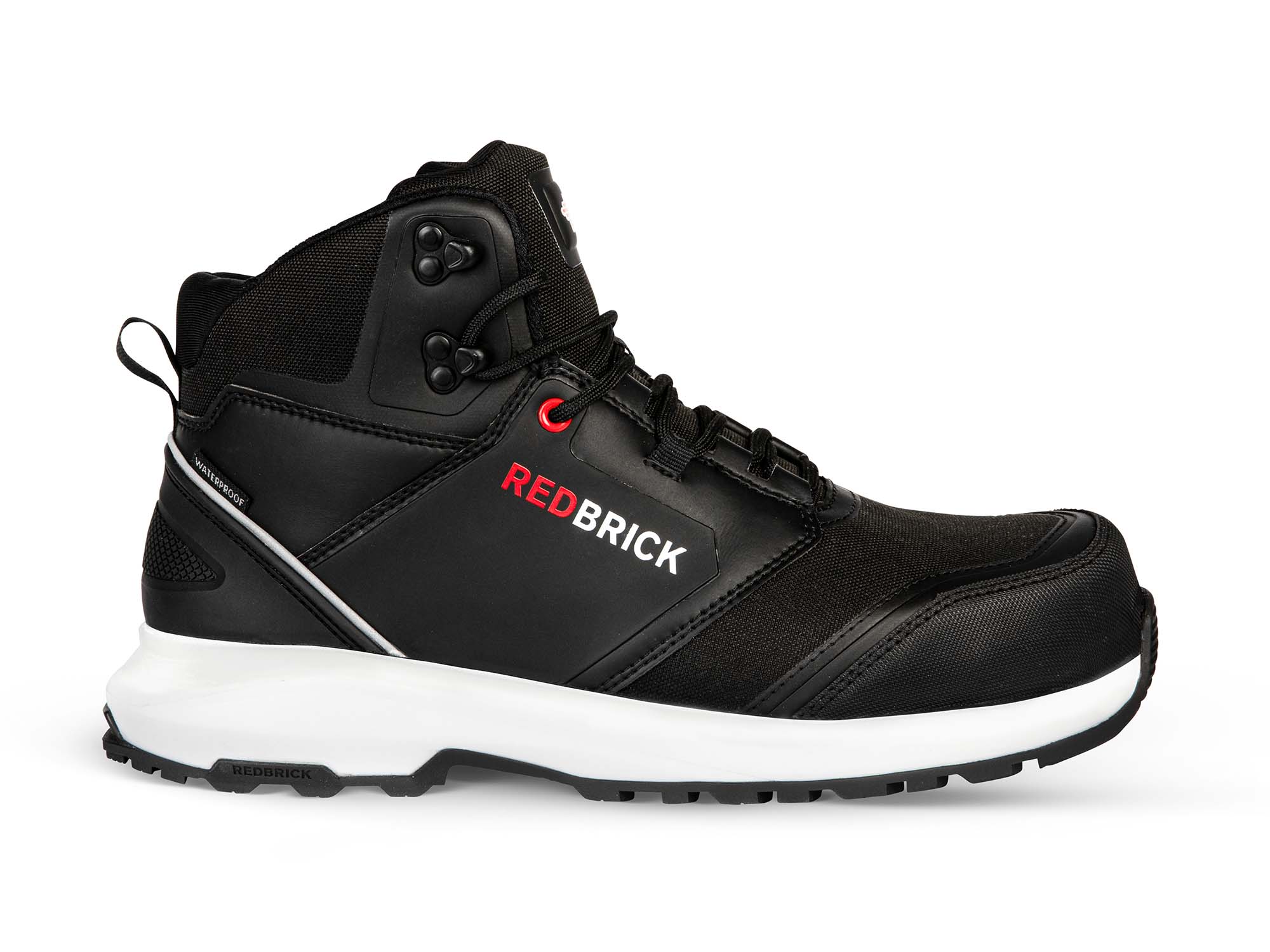 Redbrick Pulse High - Werkschoenen - Zwart /  rood - 41