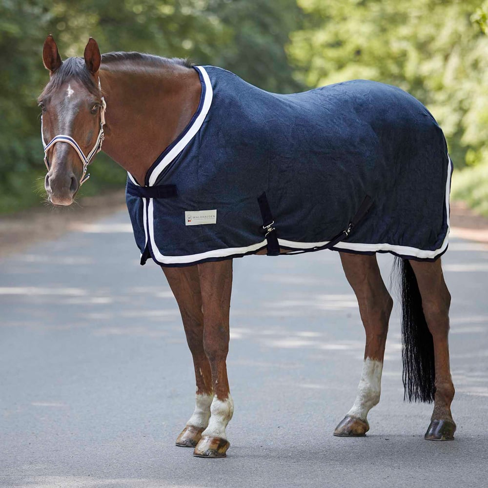Waldhausen Esperia - Zweetdeken - Paardendeken - Blauw - 125/175