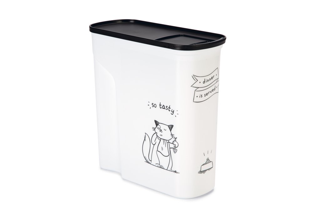 Curver Dis - Kat - Voercontainer - 6 l - Wit