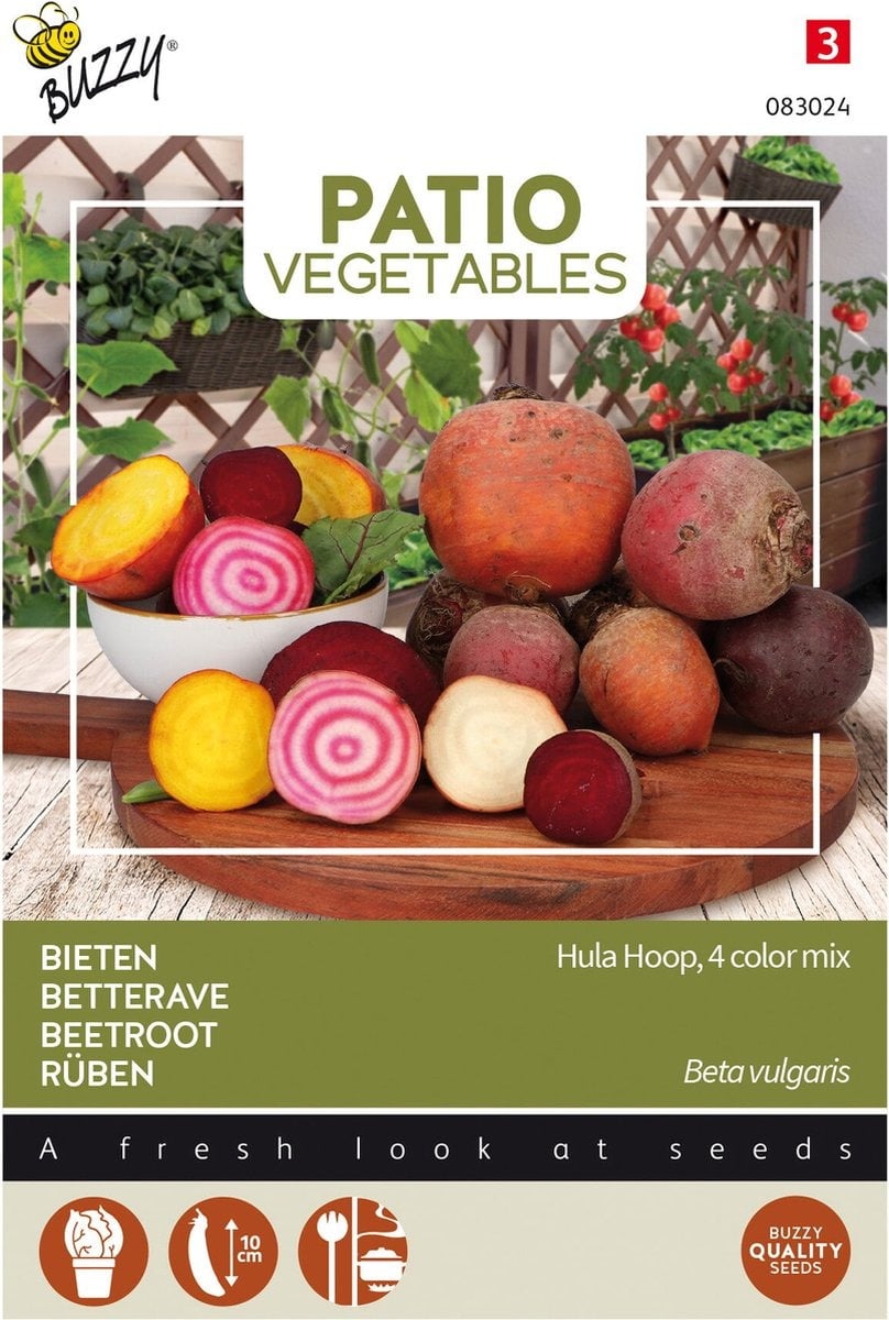 Buzzy Patio Veggies Bieten Hula Hoop - Groentezaden