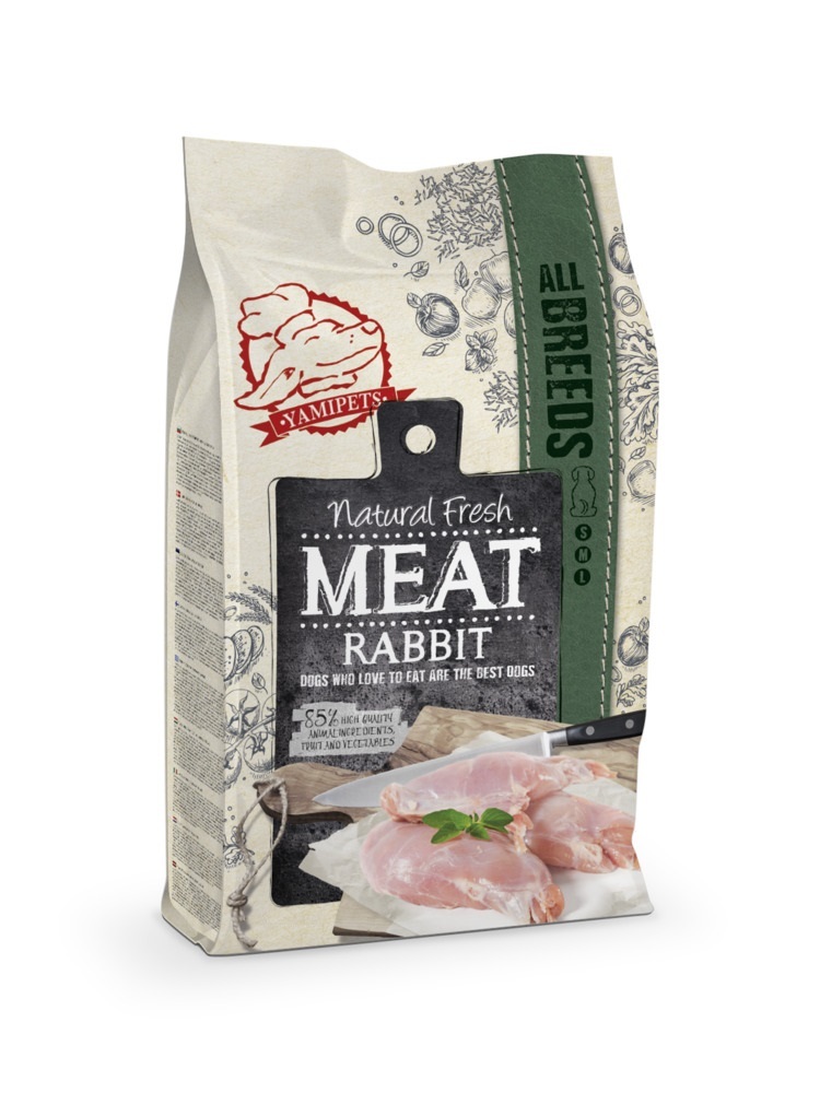 Natural Fresh Meat Adult - Hondenvoer - 12 Kilogram - konijn