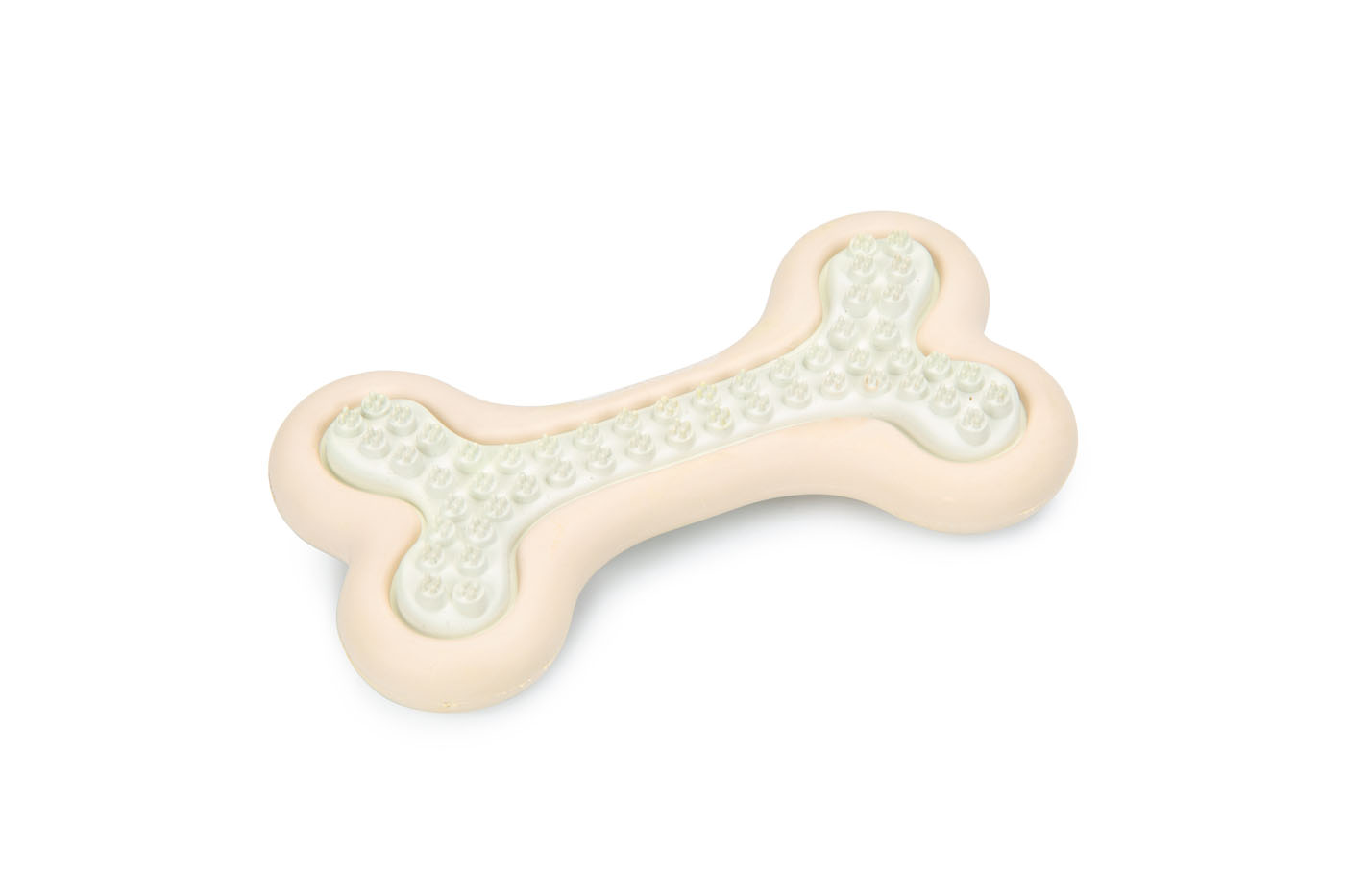 Beeztees Dental bot - Kauwspeelgoed puppy - roze - 18.5x7.5x2 cm