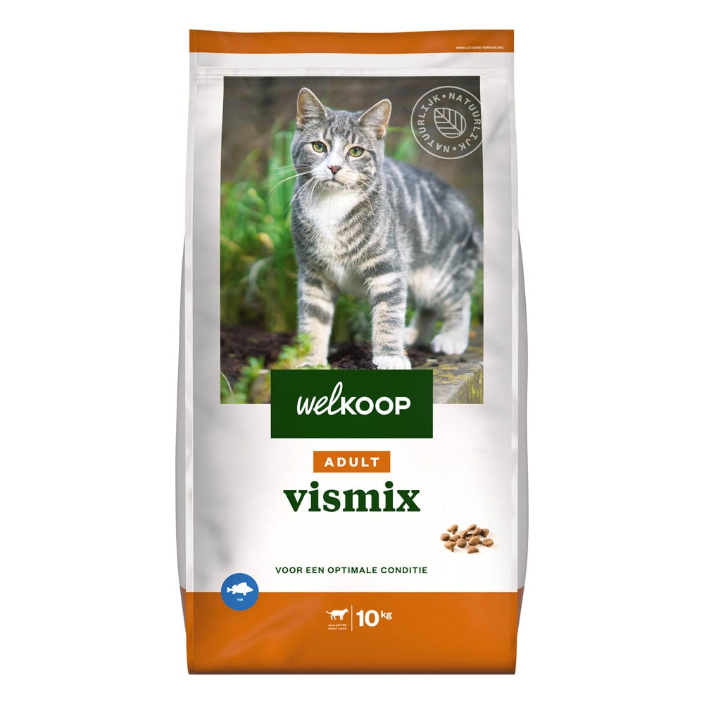 Welkoop Adult - Kattenvoer - 10 Kilogram - vis