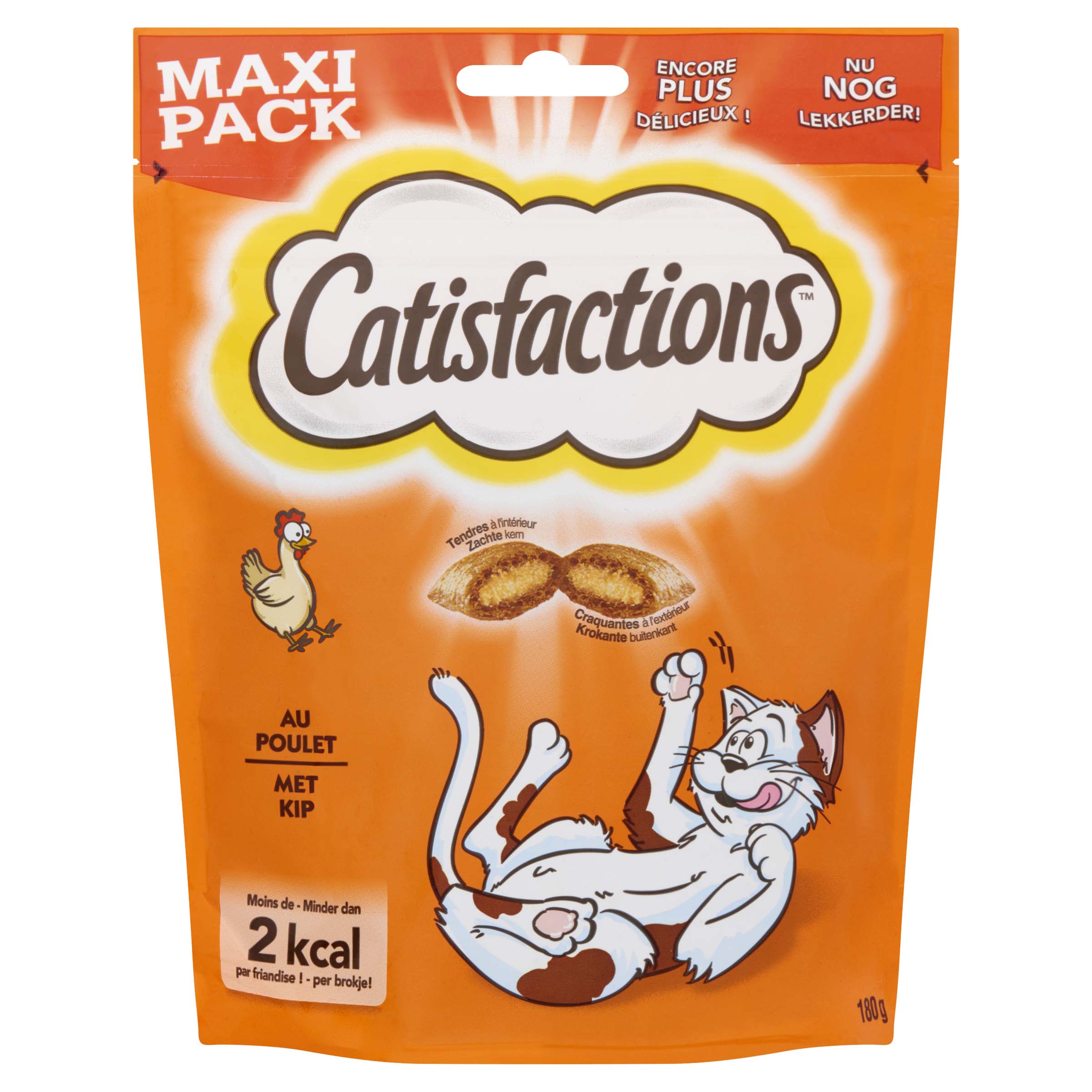 Catisfactions - Kattensnack - 180 Gram - kip