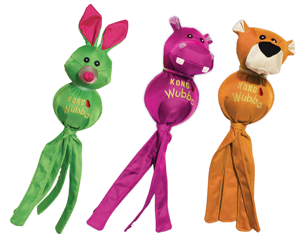 Kong Wubba Ballistic Friend - Hondenspeelgoed - assorti - S