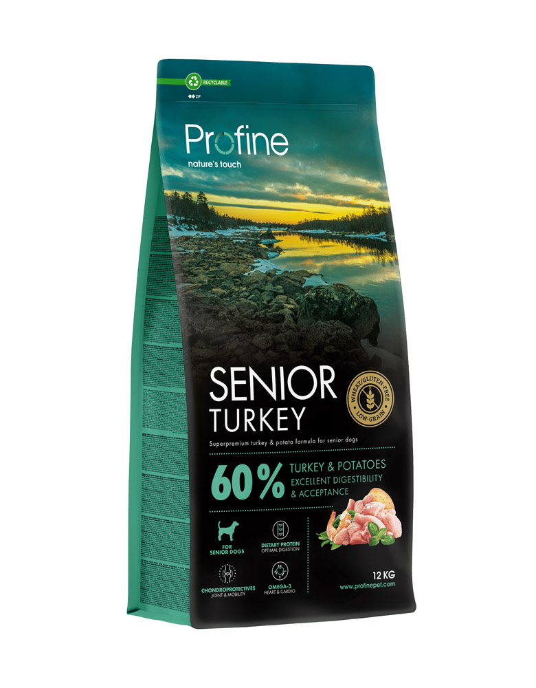Profine Senior Turkey & Potatoes - Hondenvoer - 12 Kilogram - kalkoen