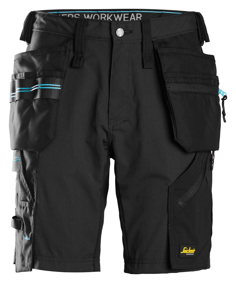 Snickers LiteWork 37.5® 6110 - Korte werkbroek - Zwart - 44