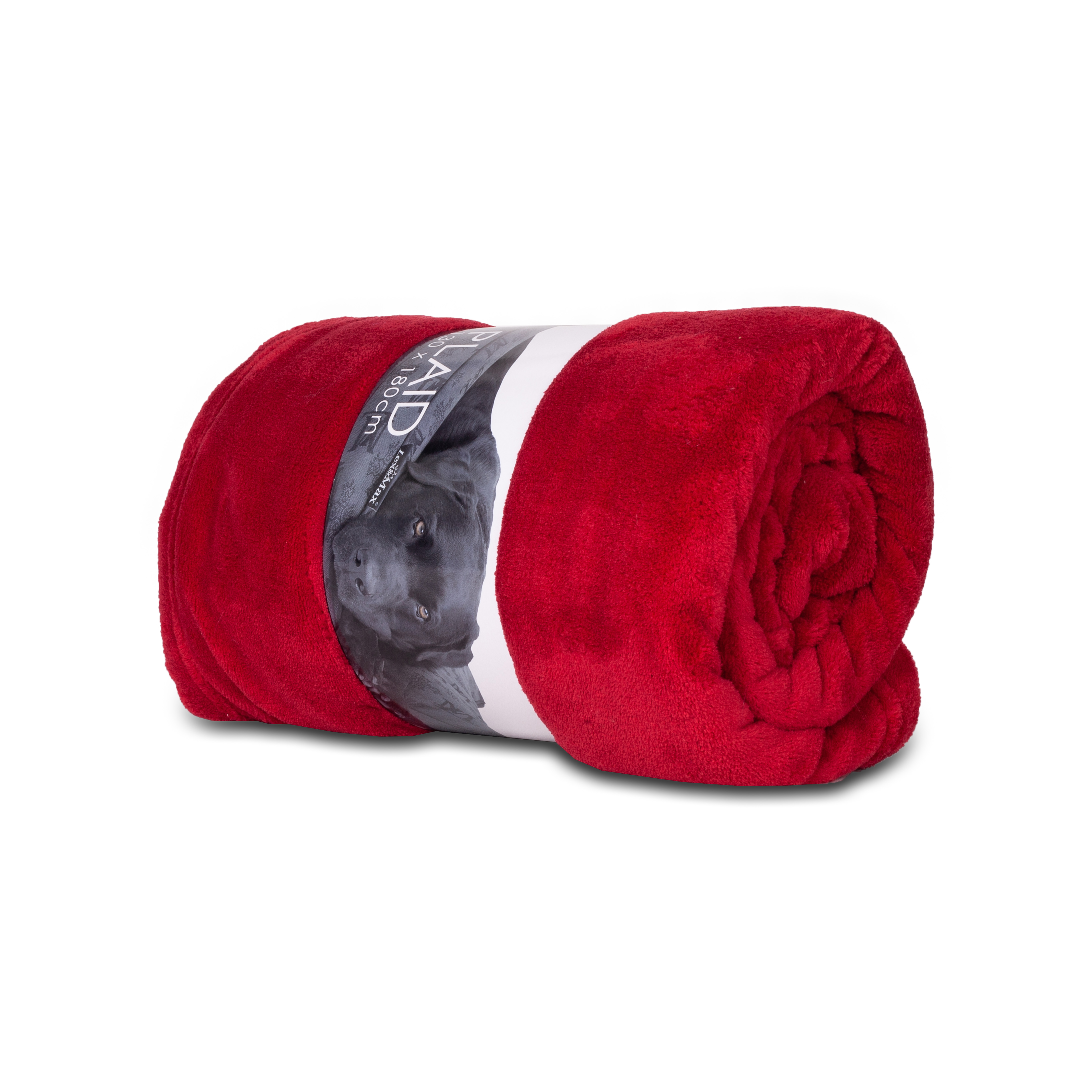 Lex & Max Fleeceplaid - Hondendeken - Rood - 1x180x130 cm