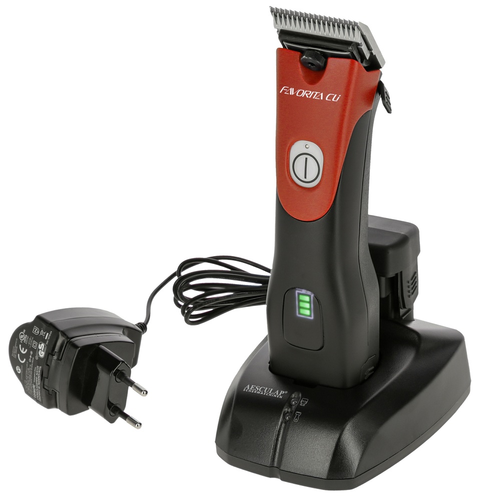 Aesculap Favorita Cli GT236-NB - Tondeuse - incl 2 accu's - Rood