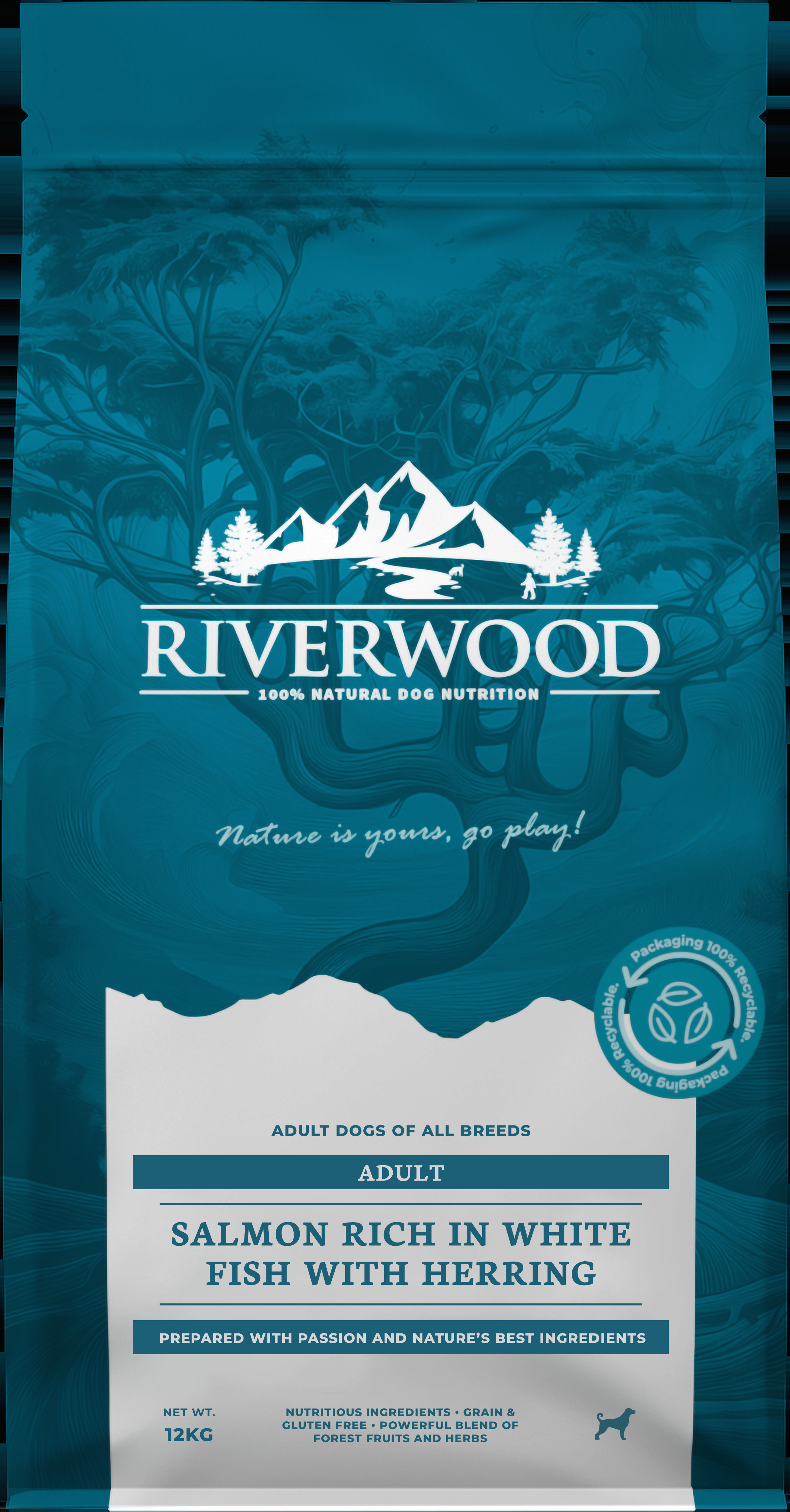 Riverwood Adult - Hondenvoer - 12 Kilogram Riverwood Adult - Hondenvoer - 12 Kilogram