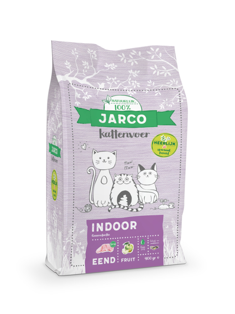 Jarco Indoor - Kattenvoer - 2 Kilogram - eend Jarco Indoor - Kattenvoer - 2 Kilogram - eend