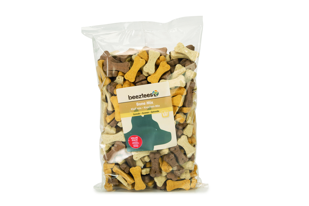 Beeztees Kluif mix - Hondensnack - 1400 Gram - granen