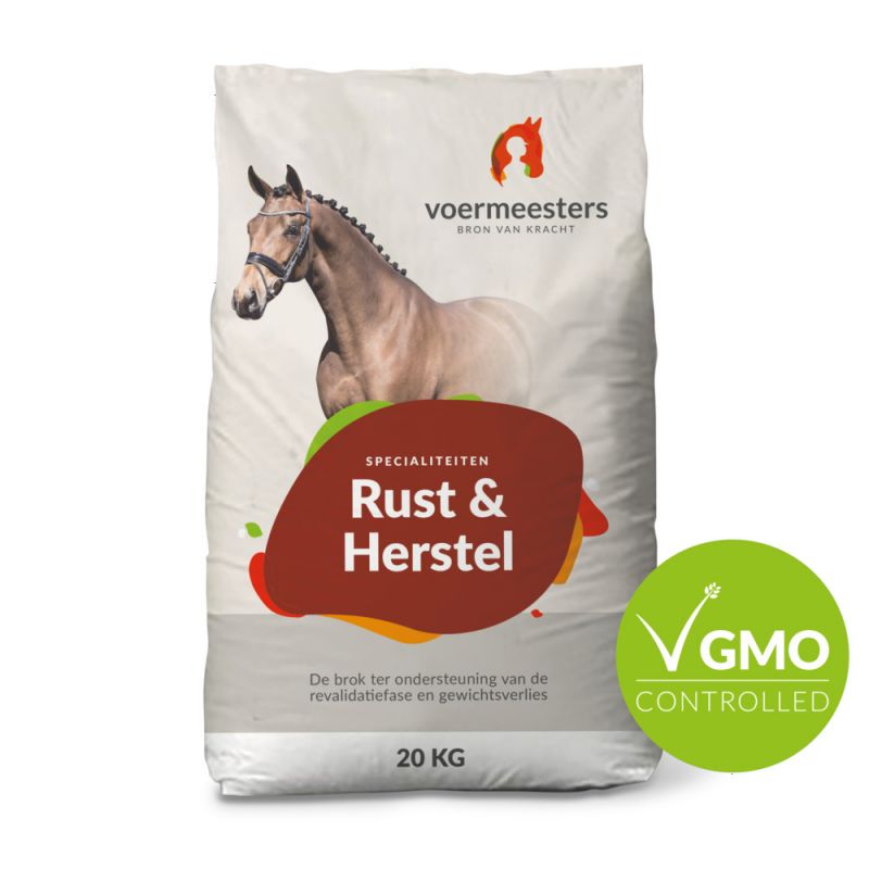 Voermeesters Rust&Herstel - Specialiteit - Paardenvoer - 20 Kilogram - Zak
