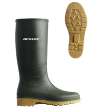 Dunlop Dull 16247 - Regenlaarzen Kind - Donkergroen - 30
