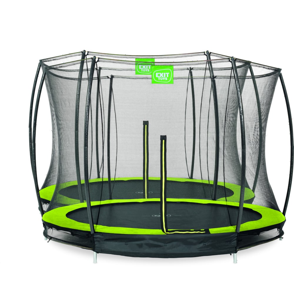 Exit Silhouette - Inground trampoline - Groen - 305 cm