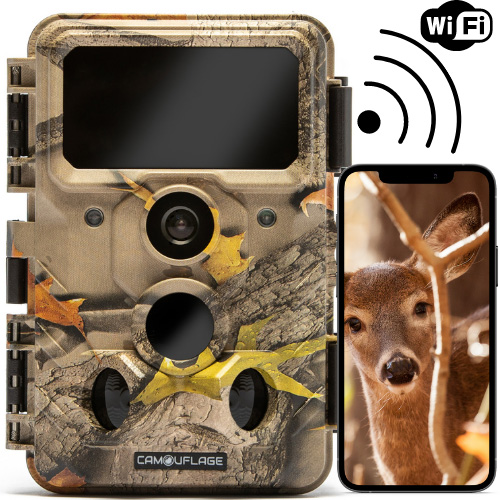 Camouflage EZ60 - Wildcamera met Wifi - 9x10.3x13.3 cm