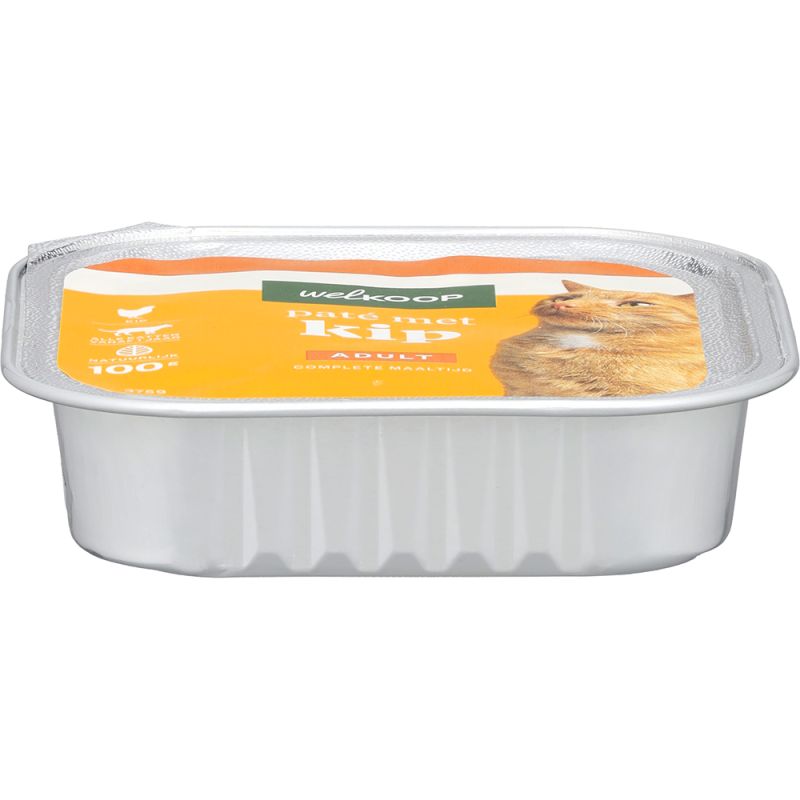 Welkoop Pate - Kattenvoer - 100 Gram - kip
