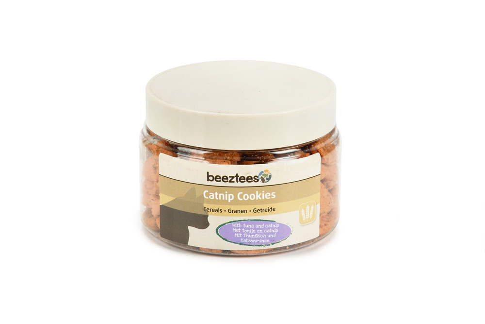 Beeztees Catnip Cookies Granen - Kattensnack - 55 Gram - tonijn