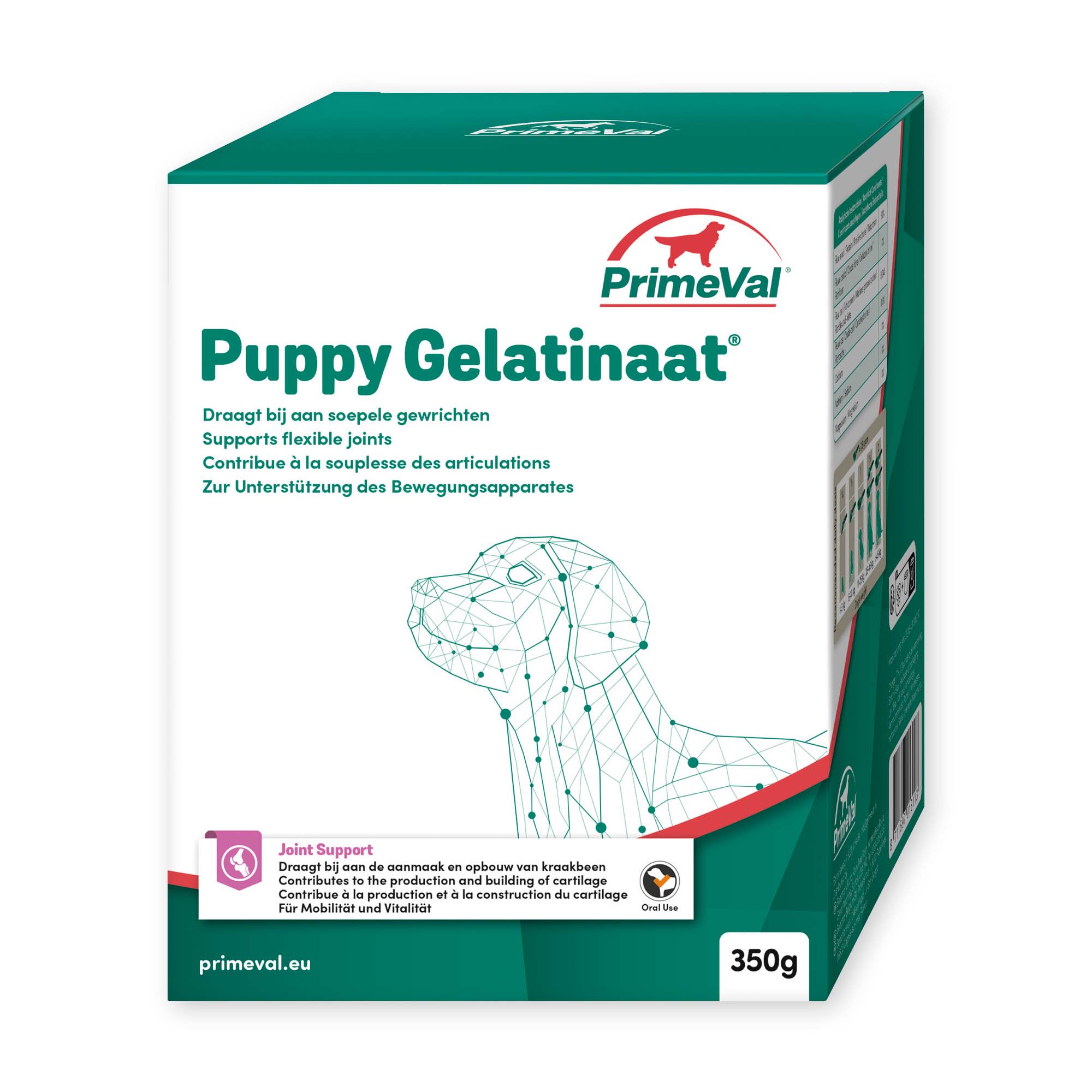 Primeval Gelatinaat Puppy - Voedingssupplement - 350 Gram