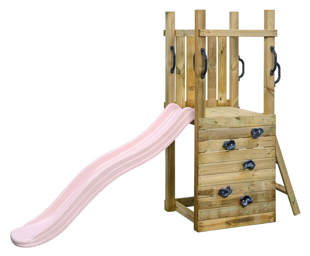 Swing King Irma - Speeltoren - Roze - Hout