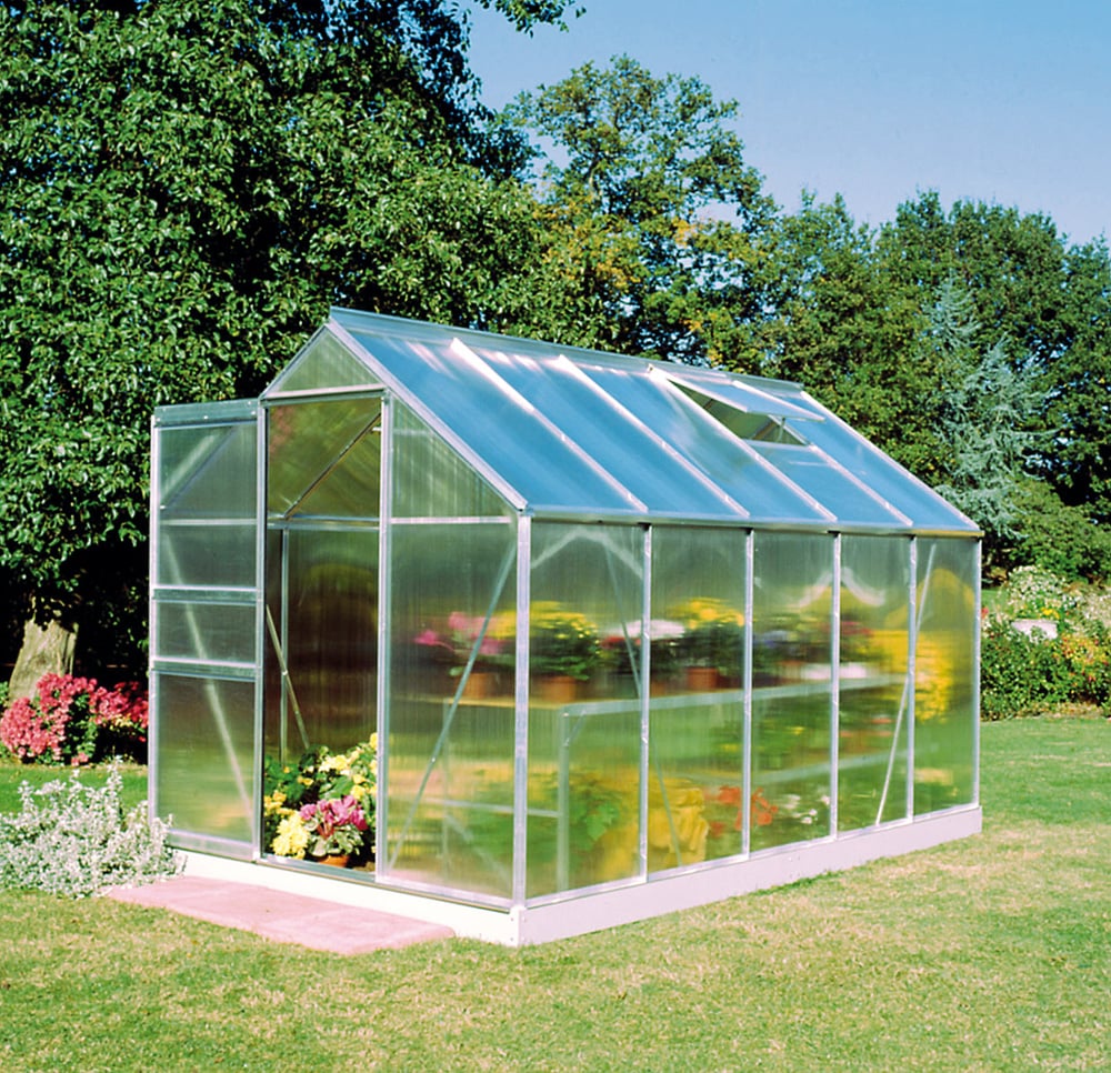 Halls Popular 106 - Tuinkas - Zilver - 196x193x319 cm - Polycarbonaat
