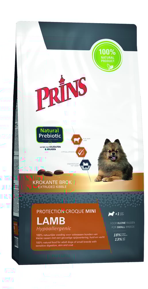 Prins Petfoods Protection Croque Mini Lamb Hypoallergenic - Hondenvoer - 10 Kilogram - lam