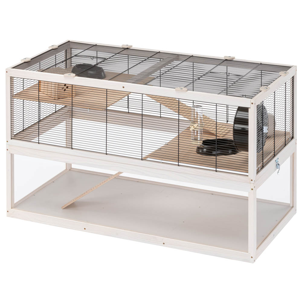 Ferplast Domster 100 - Hamsterkooi - Wit - 50x61x61 cm Ferplast Domster 100 - Hamsterkooi - Wit - 50x61x61 cm