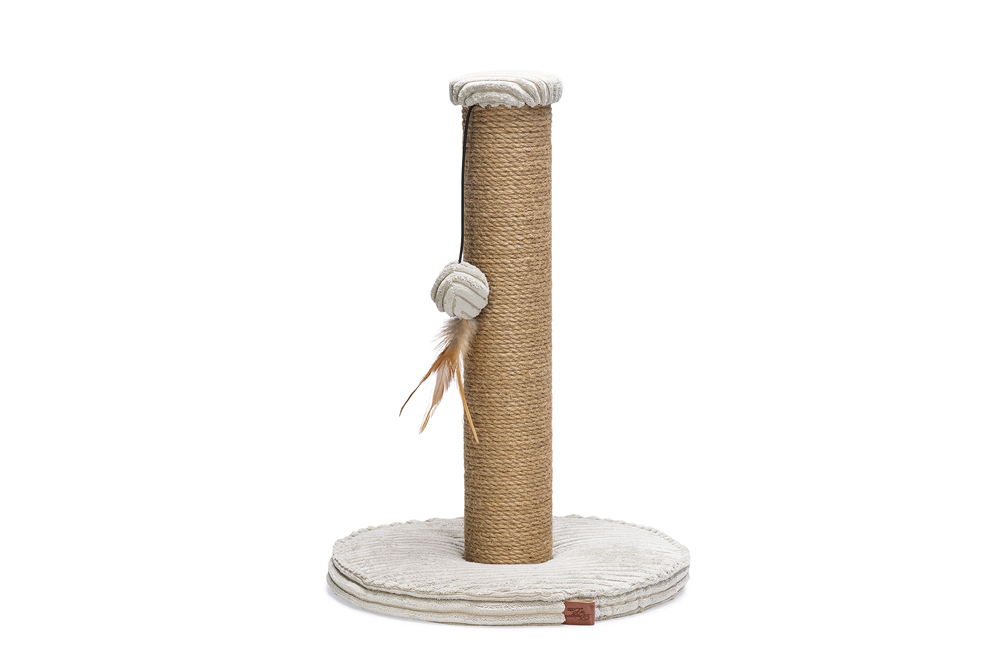 Designed by Lotte Ribbed - Krabpaal - Lichtgrijs - 51x35x35 cm